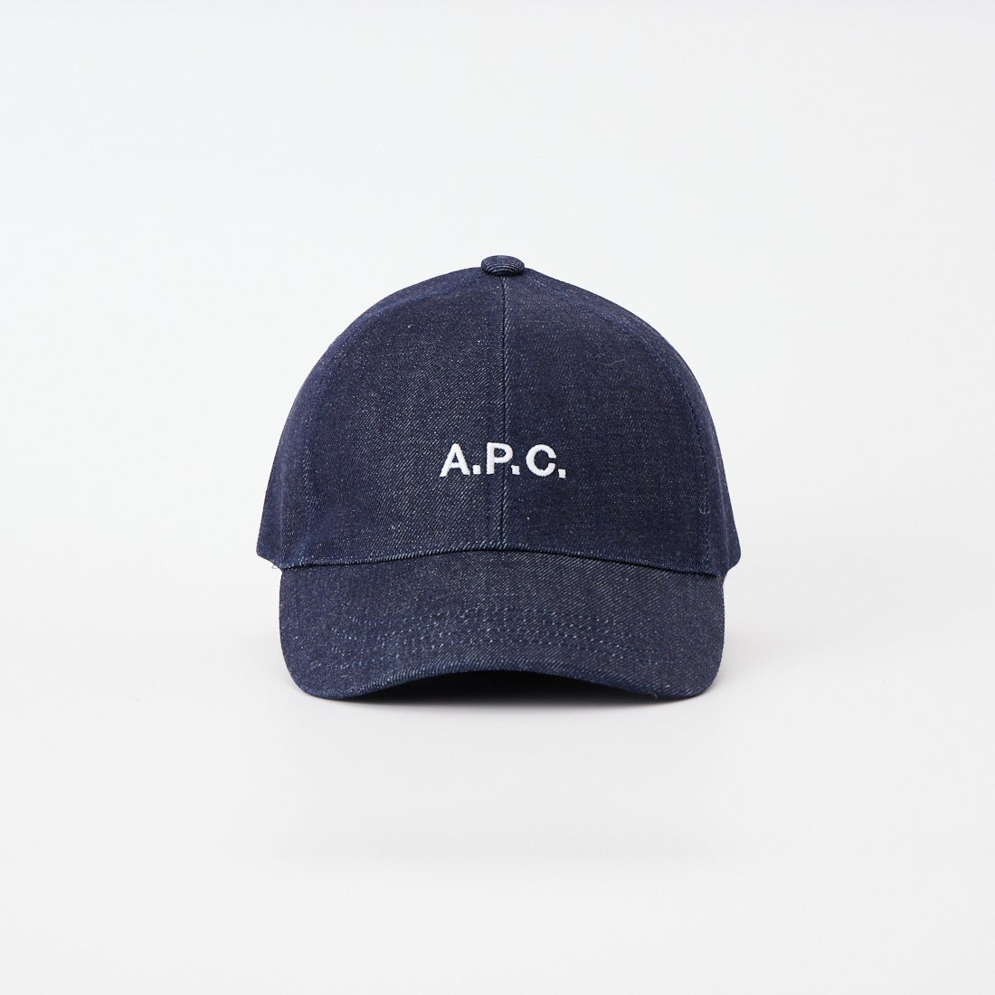 A.P.C. [アー・ペー・セー] ロゴ刺繍 デニムキャップ [CASQUETTE