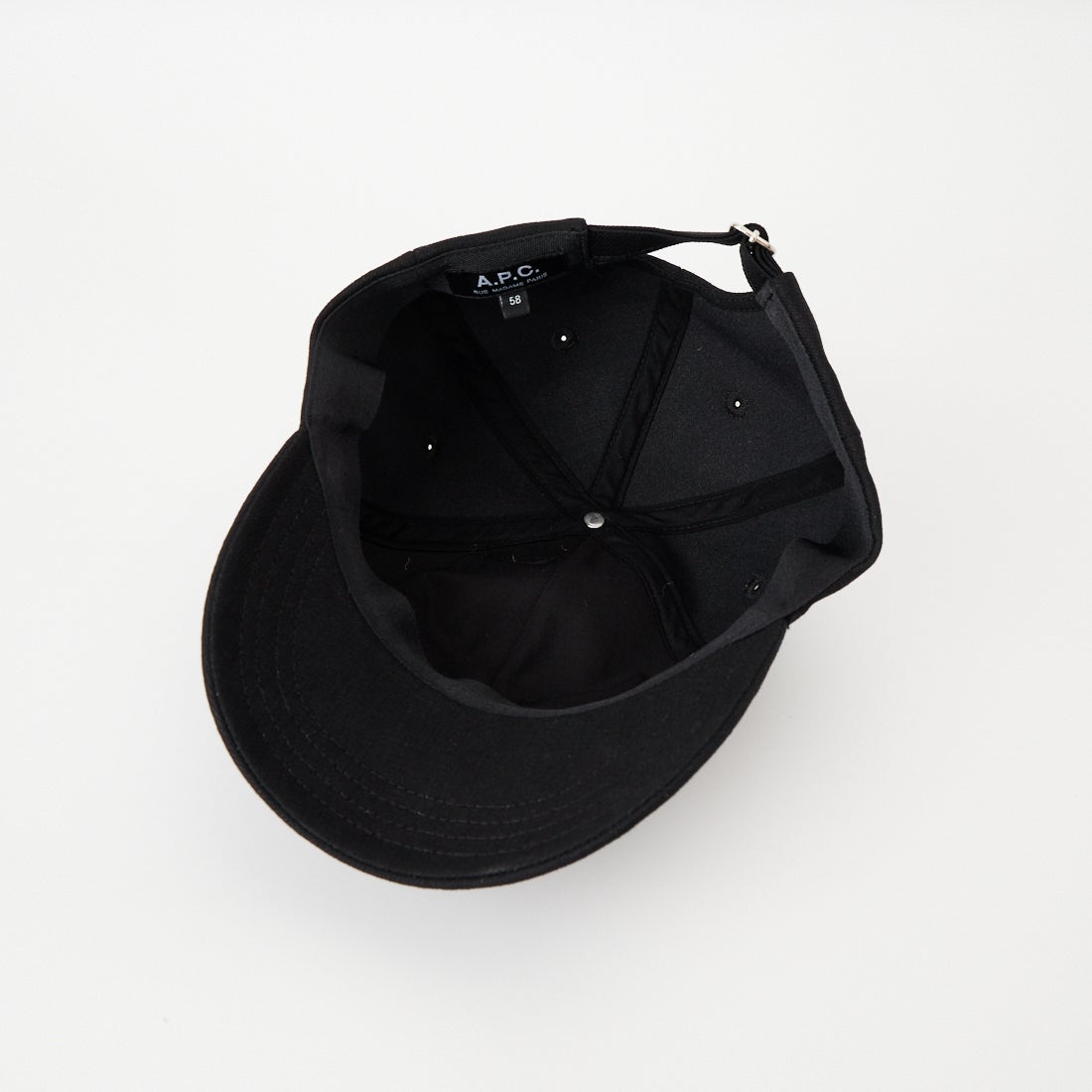 A.P.C. [アー・ペー・セー] CHARLIE キャスケット [CASQUETTE-CHARLIE] 99 NOIR