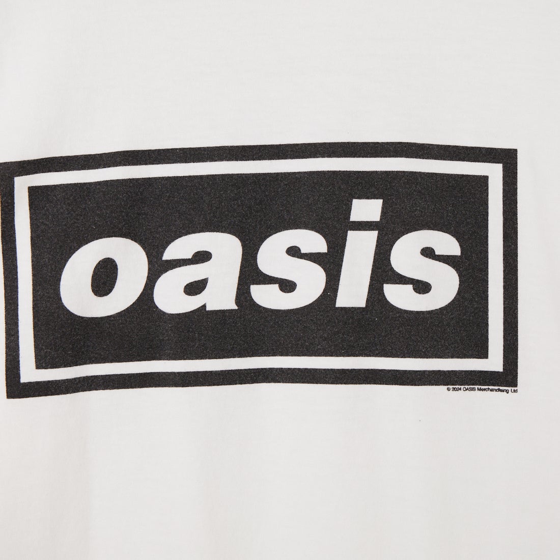 THRIFTY LOOK [スリフティールック] オアシス デッカロゴ Tシャツ [TL22S016] WHITE