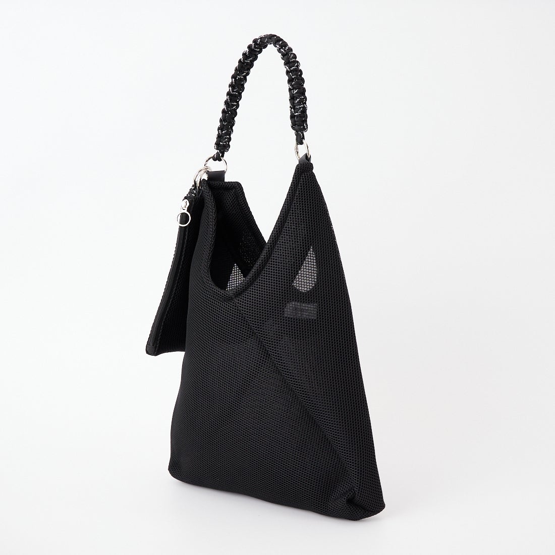 CACHELLIE [カシェリエ] パラコードハンドル メッシュバッグ [C8885] BLACK