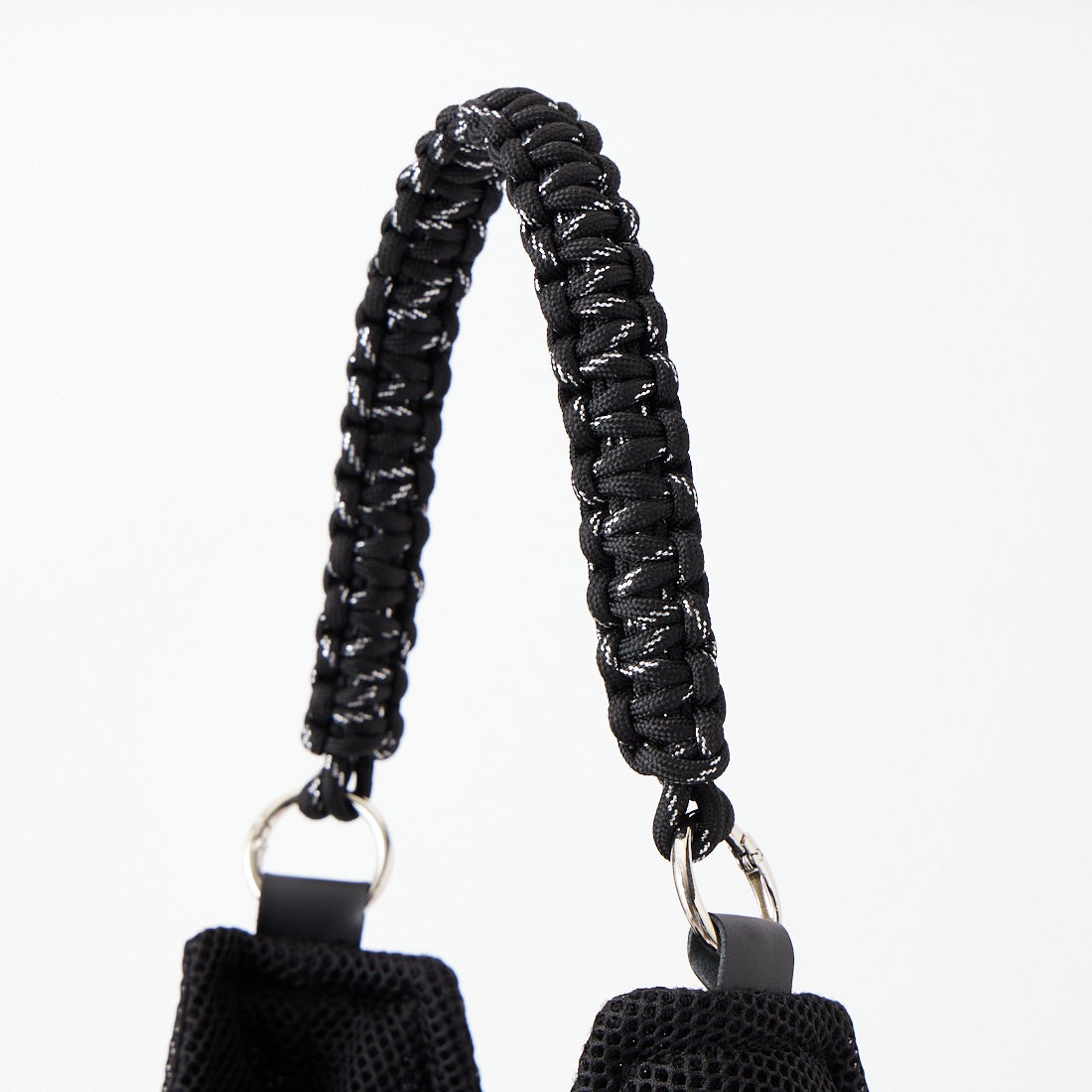 CACHELLIE [カシェリエ] パラコードハンドル メッシュバッグ [C8885] BLACK