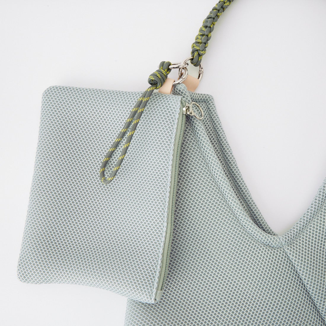 CACHELLIE [カシェリエ] パラコードハンドル メッシュバッグ [C8885] L/GRAY