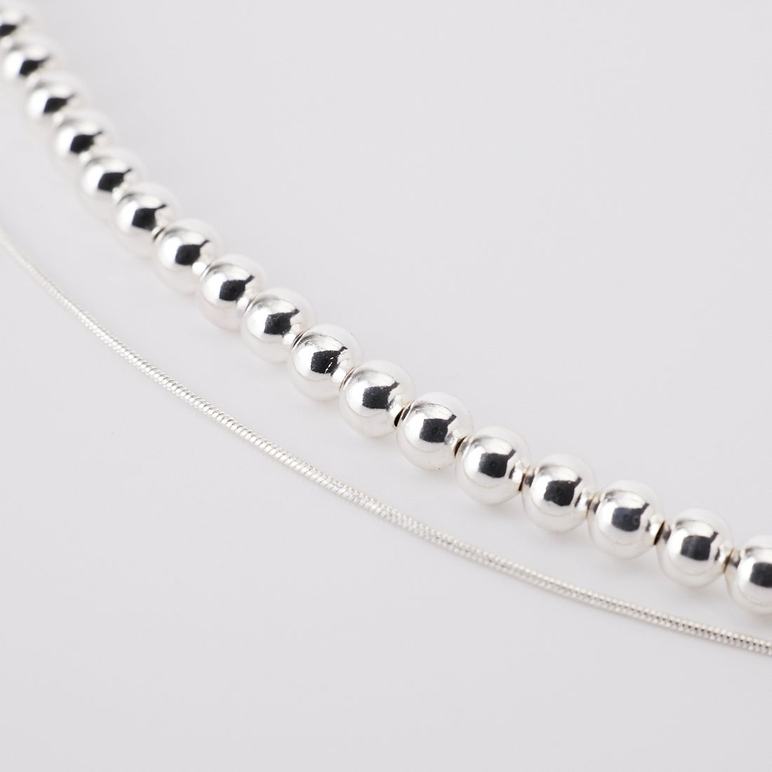 Nothing And Others [ナッシングアンドアザーズ] ドットネックレス [161022] 90 ｼﾙﾊﾞｰ