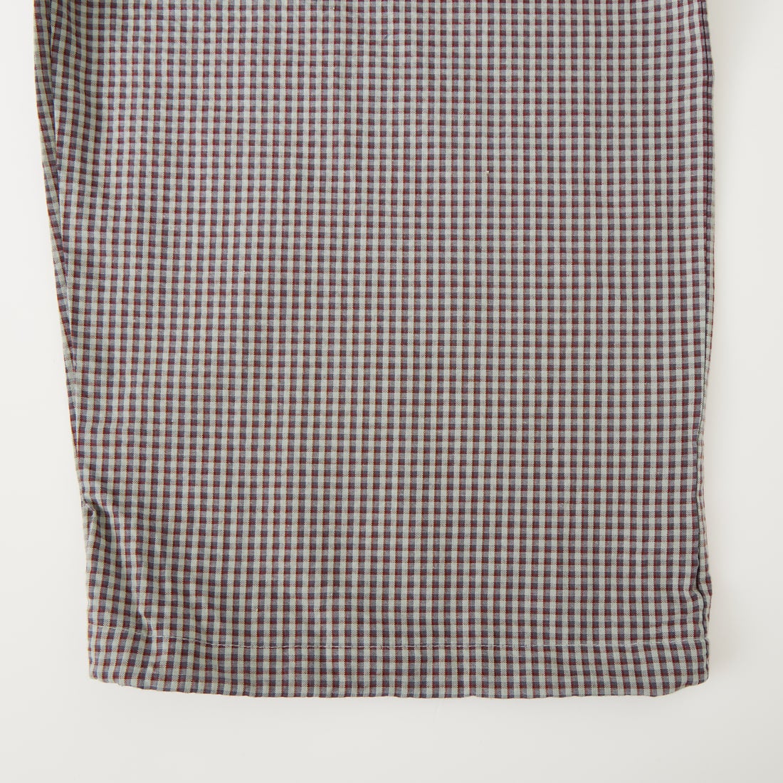 nenom [ネノム] ギャザーサッカー チェック柄ロンパース [NE26312013] 10 SAX