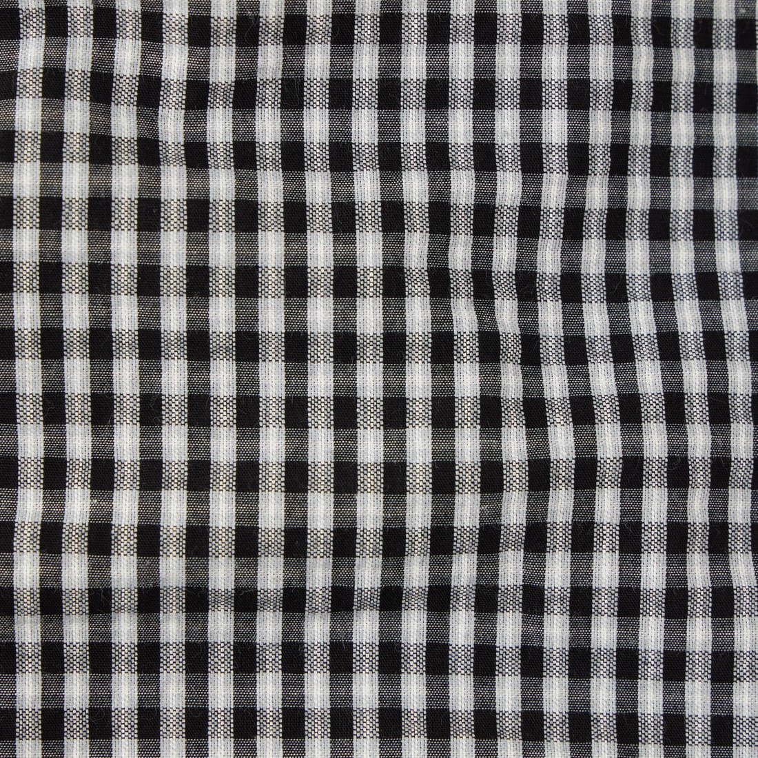 nenom [ネノム] ギャザーサッカー チェック柄ロンパース [NE26312013] 09 BLACK