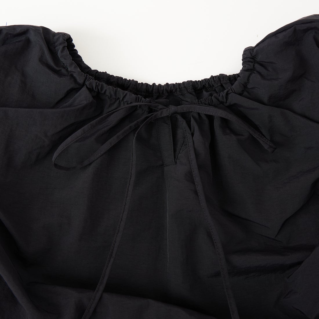 nenom [ネノム] 2WAY キャップスリーブ バルーンシャツブラウス [NE26312022] 09 BLACK