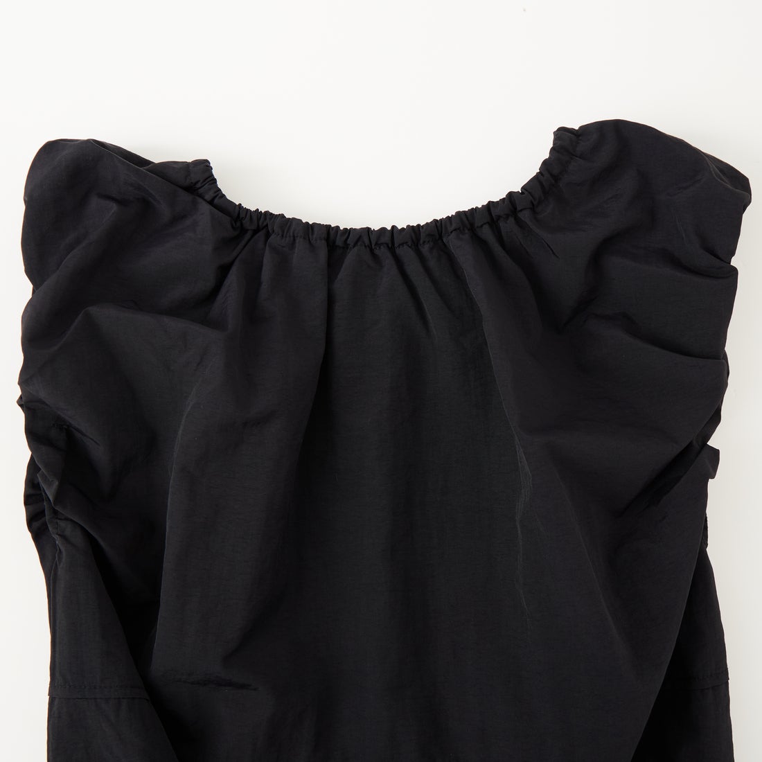 nenom [ネノム] 2WAY キャップスリーブ バルーンシャツブラウス [NE26312022] 09 BLACK