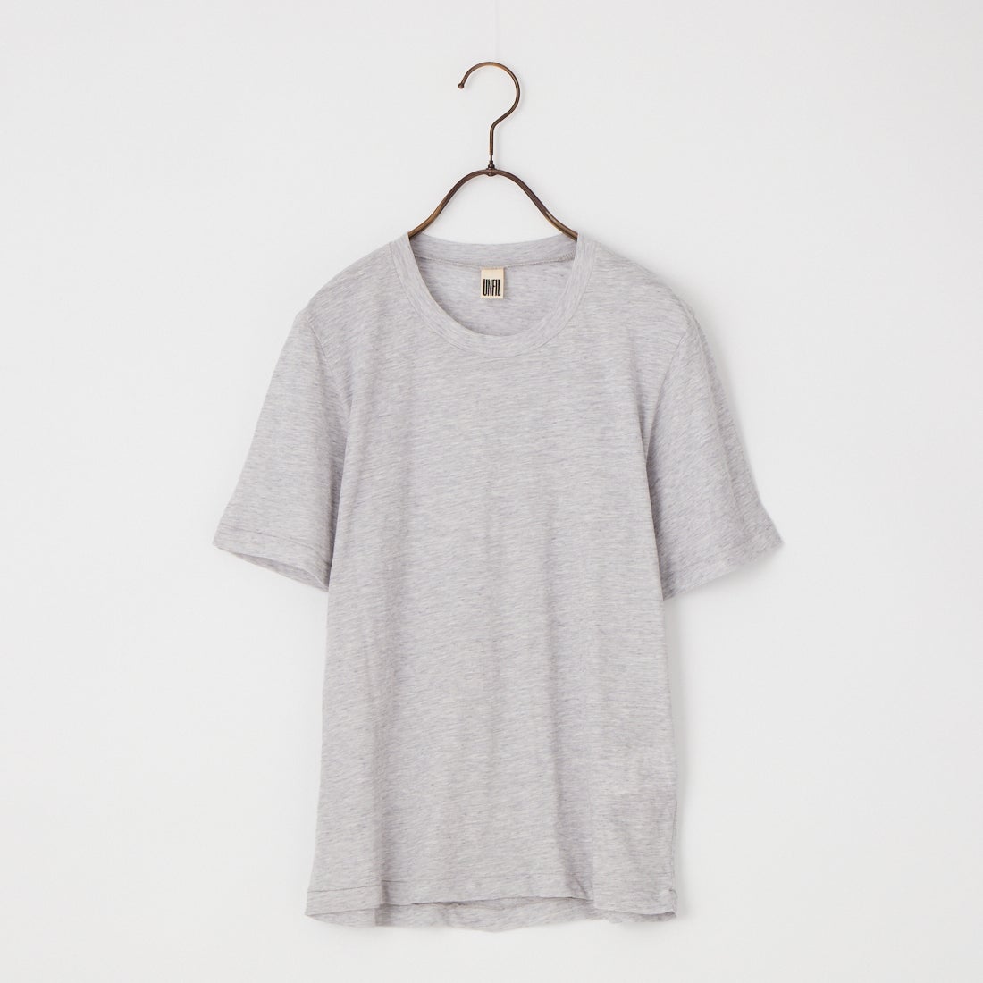 UNFIL [アンフィル] ファインスラブヤーン レイヤードトップス [WXSP-UW141] LT GRAY