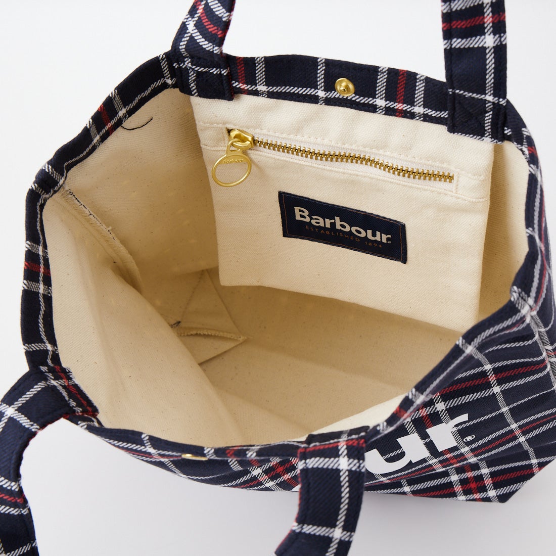 Barbour [バブアー] ミニ テルフィールド タータントートバッグ [UBA0764] NY11