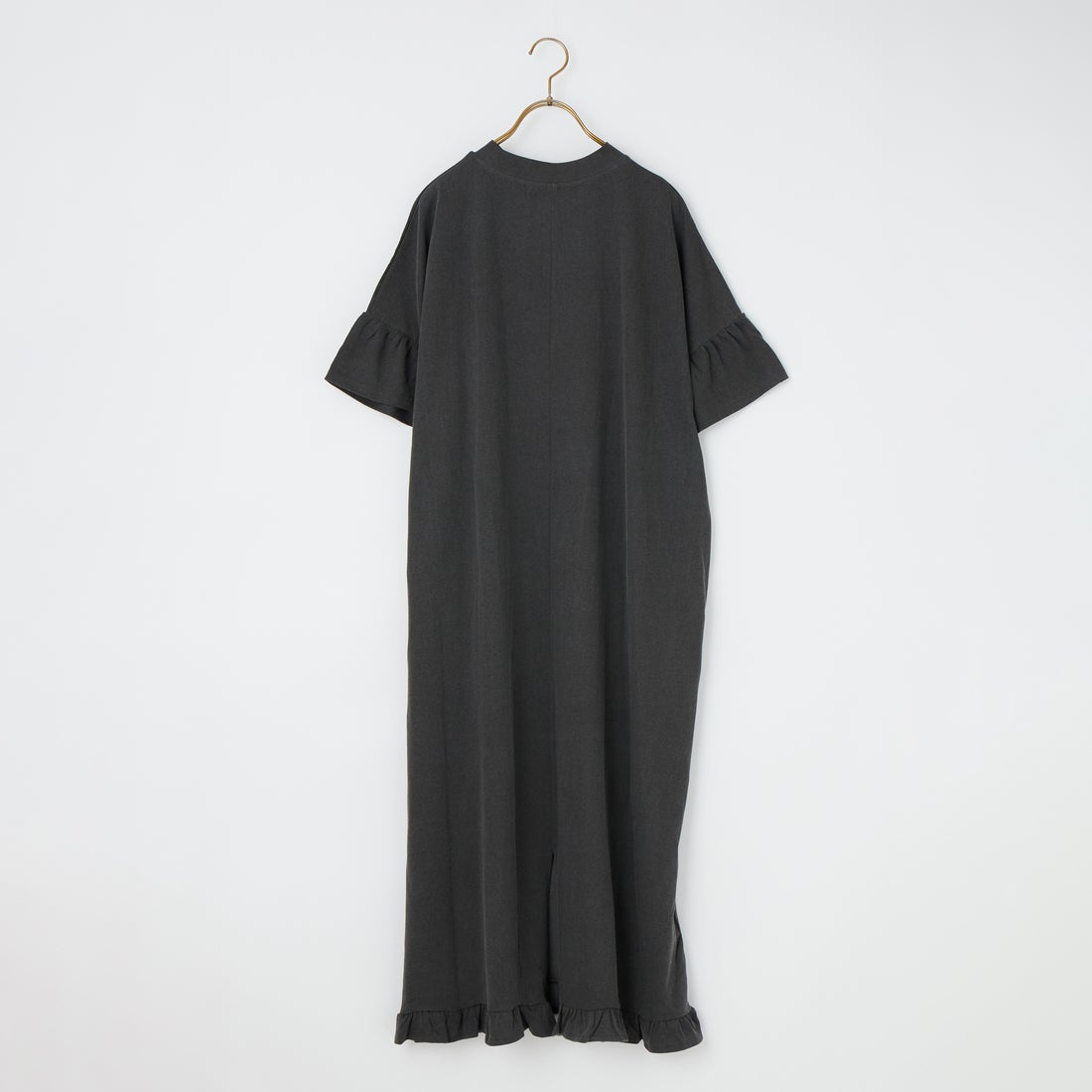 Kelen [ケレン] ピグメントカットソーワンピース ISEA [LKL26HOP2134] CHARCOAL