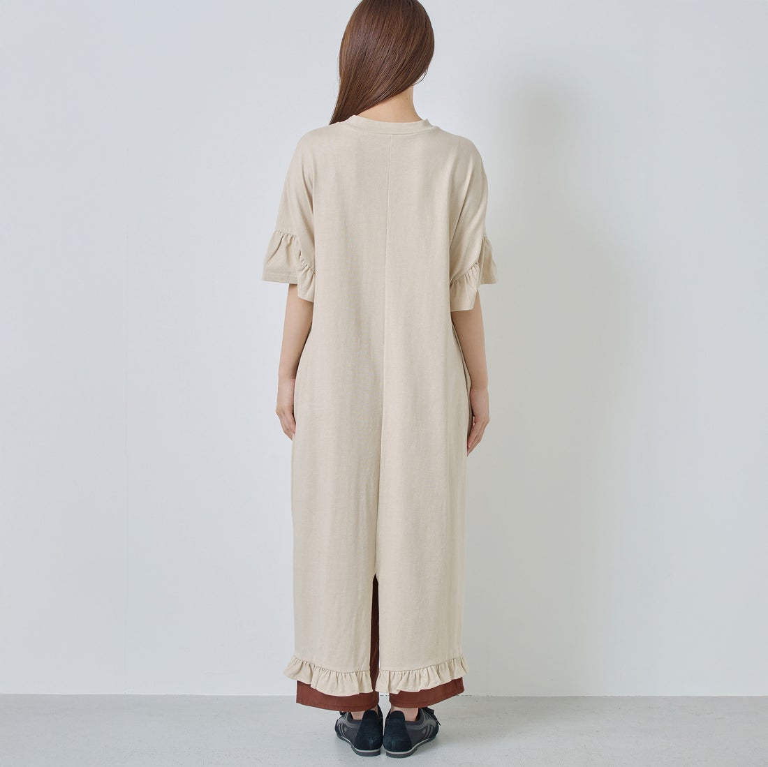 Kelen [ケレン] ピグメントカットソーワンピース ISEA [LKL26HOP2134] LTBEIGE