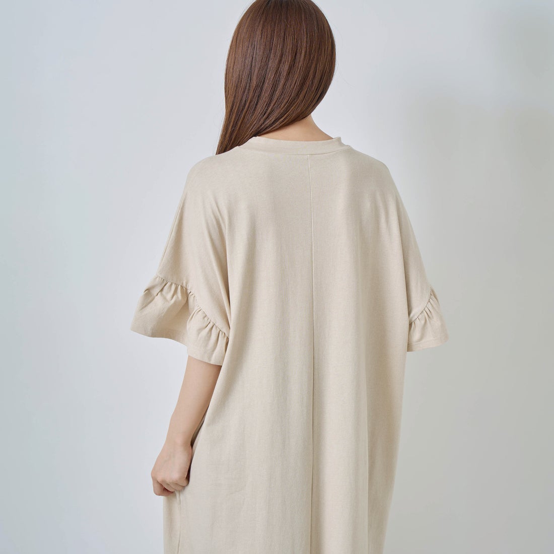 Kelen [ケレン] ピグメントカットソーワンピース ISEA [LKL26HOP2134] LTBEIGE