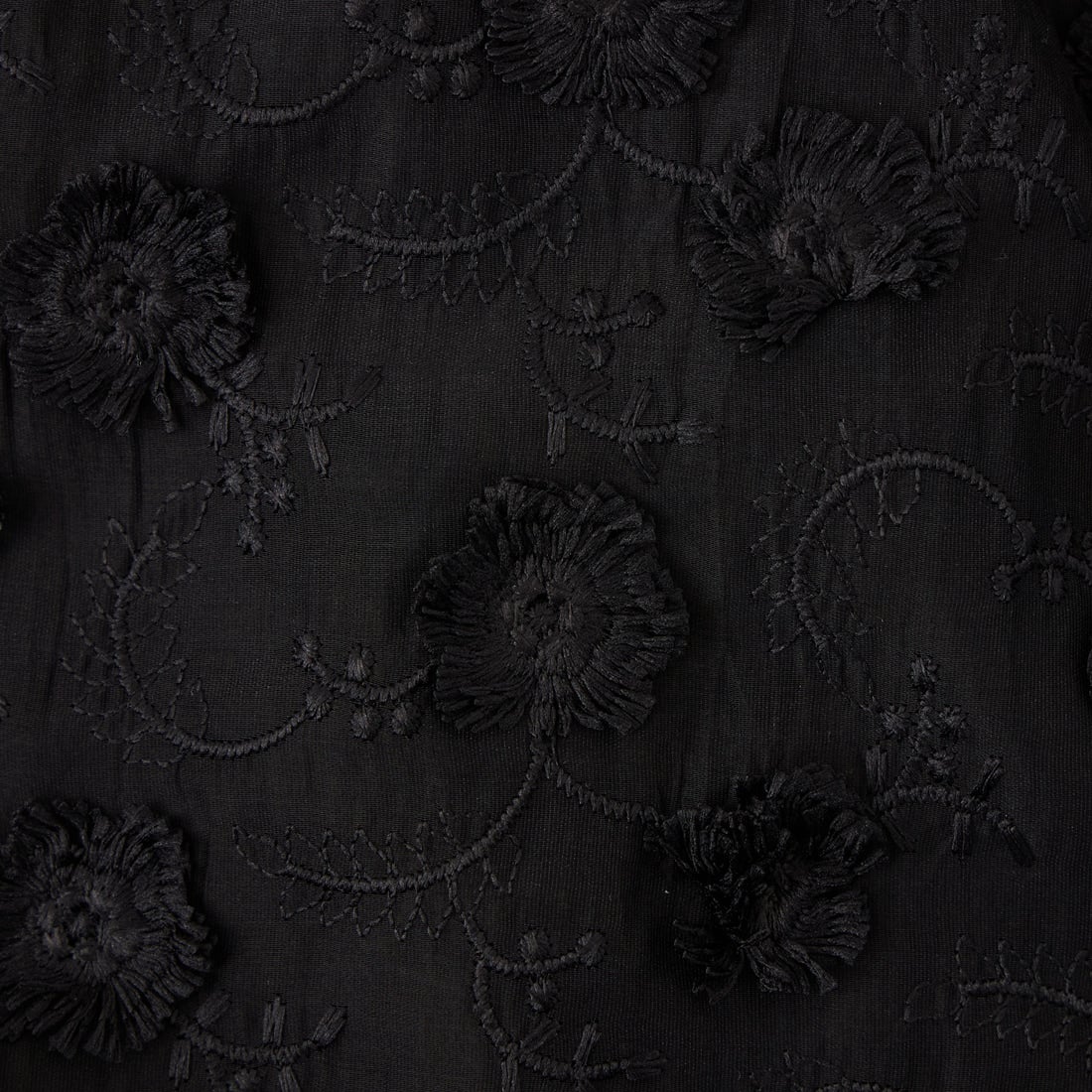 Kelen [ケレン] 立体フラワー刺繍デザイントップス ELIZA [LKL26HBL2288] BLACK