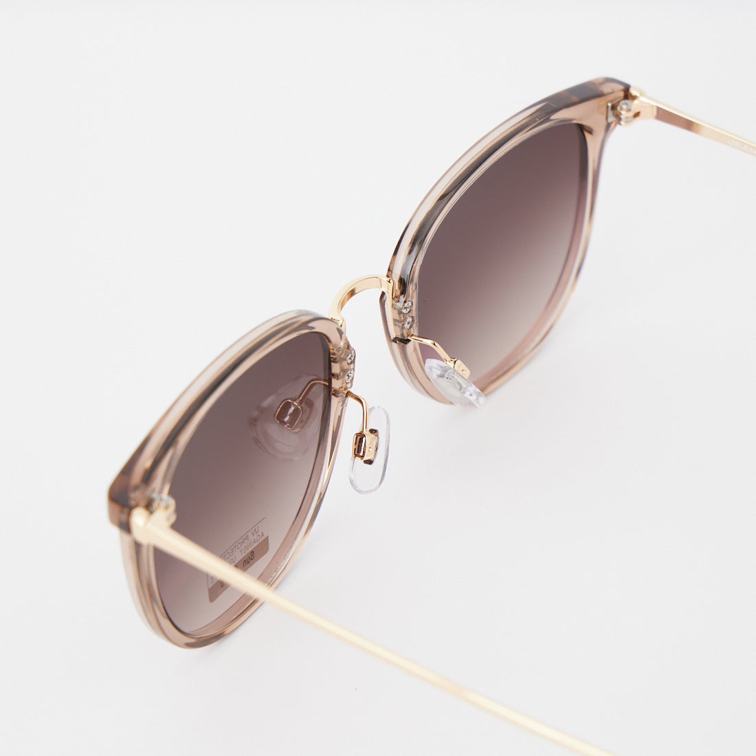 JEANS FACTORY [ジーンズファクトリー] メタルブリッジ ウェリントンタイプ [7024] L.BRN/BRN