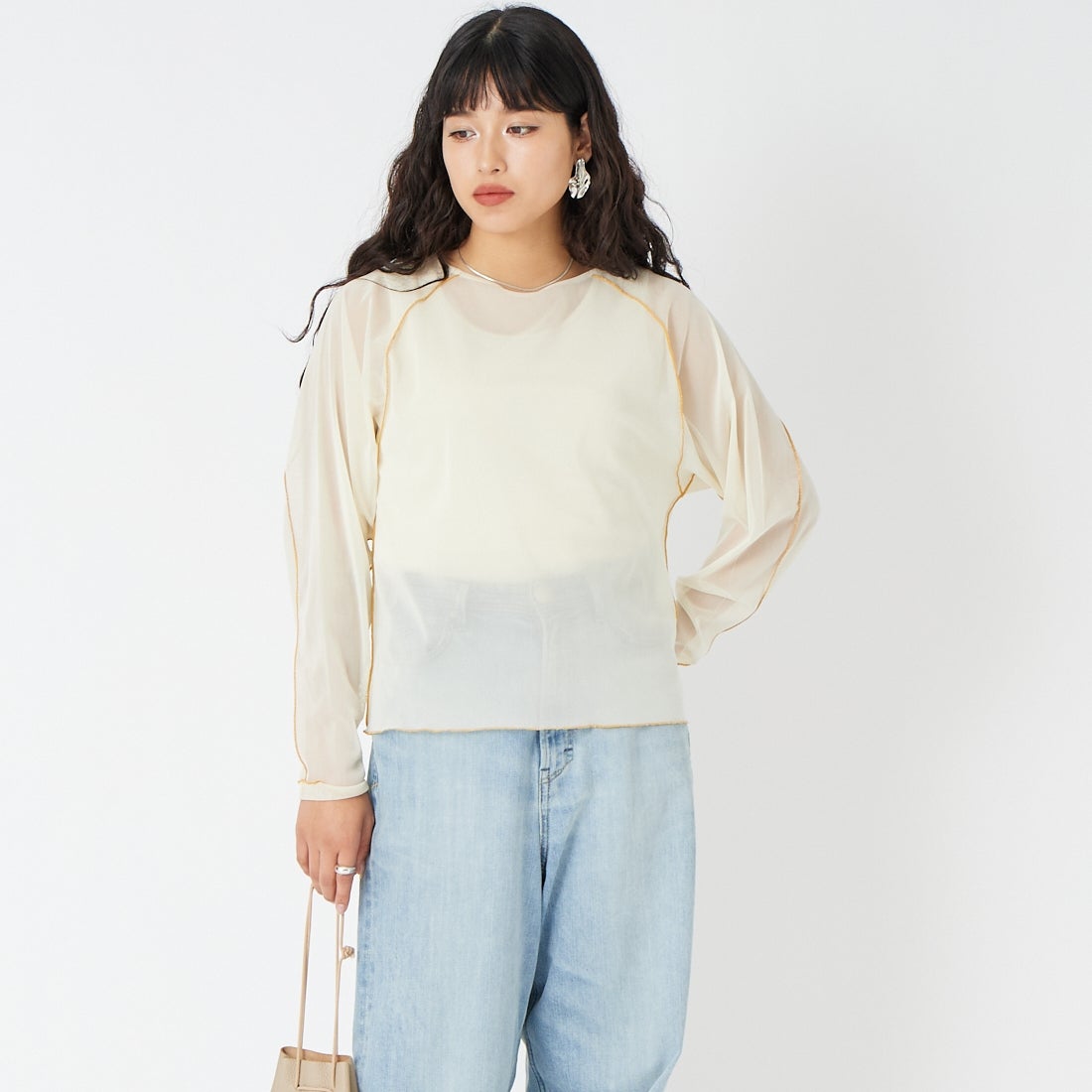 LTYELLOW&&モデル身長：162cm 着用サイズ：1&&