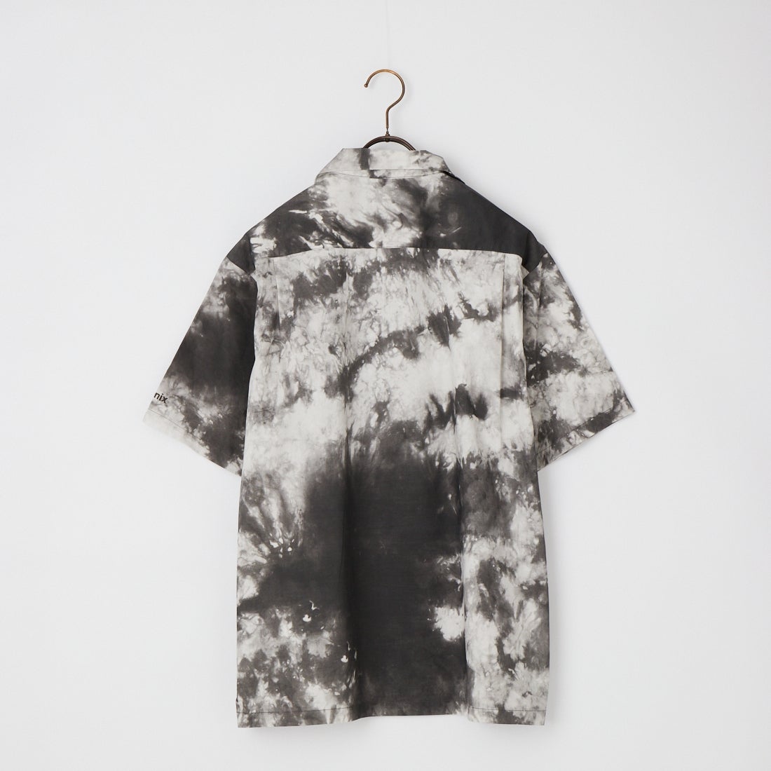 +phenix [プラスフェニックス] 別注 オープンカラーパターンシャツ [POH-26011IN-JF] BLACK