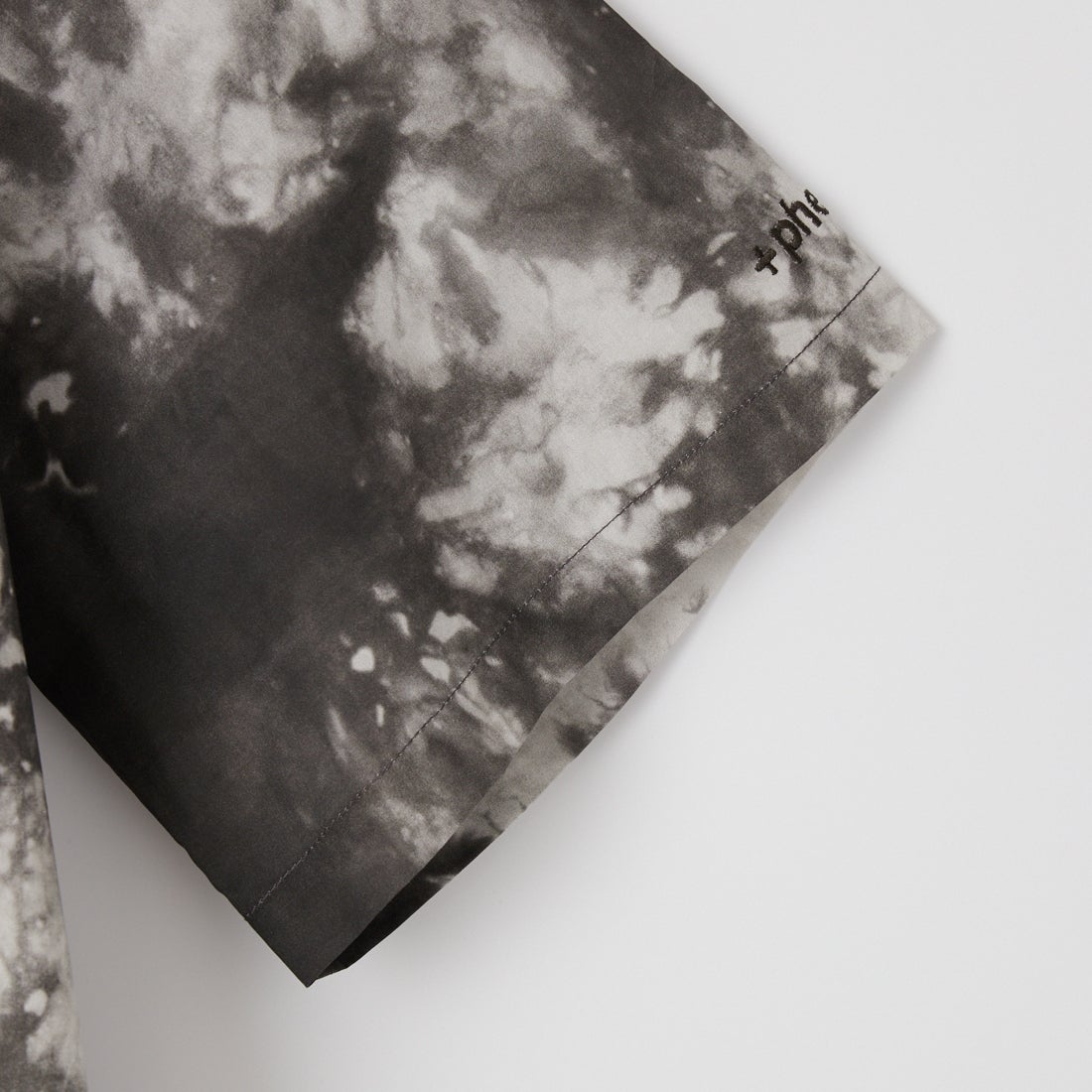 +phenix [プラスフェニックス] 別注 オープンカラーパターンシャツ [POH-26011IN-JF] BLACK