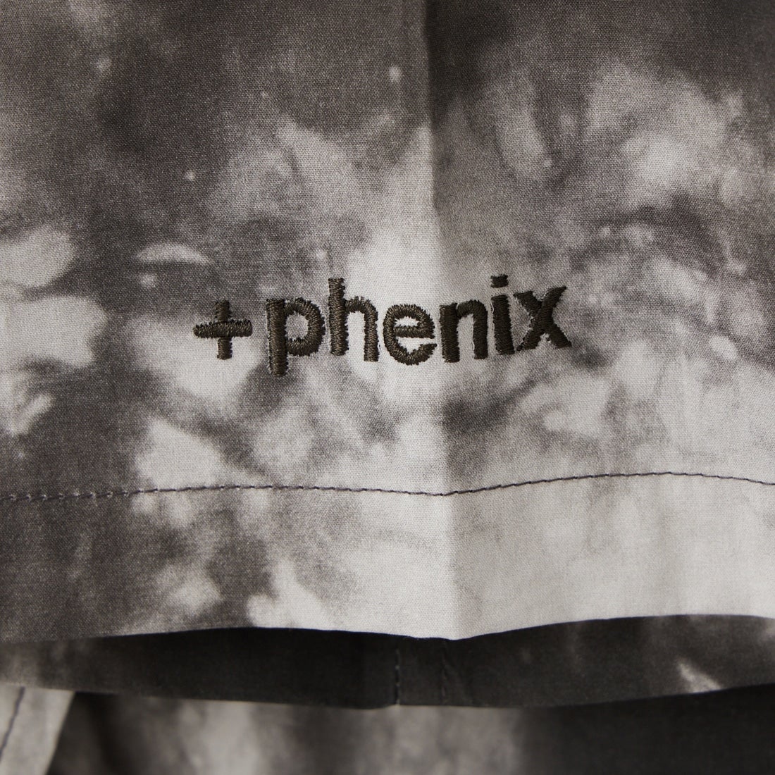 +phenix [プラスフェニックス] 別注 オープンカラーパターンシャツ [POH-26011IN-JF] BLACK