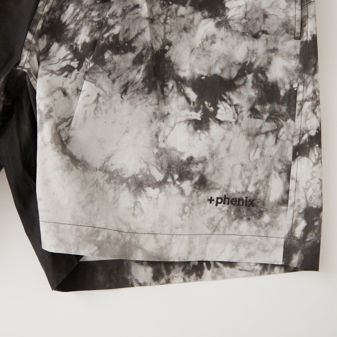 +phenix [プラスフェニックス] 別注 パターンショーツ [POB-26023IN-JF] BLACK