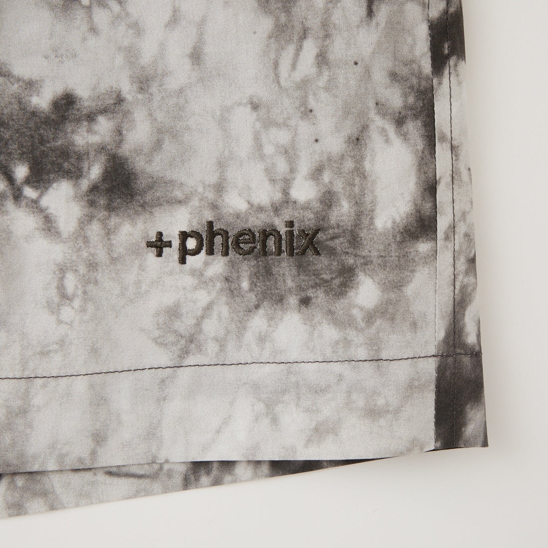 +phenix [プラスフェニックス] 別注 パターンショーツ [POB-26023IN-JF] BLACK