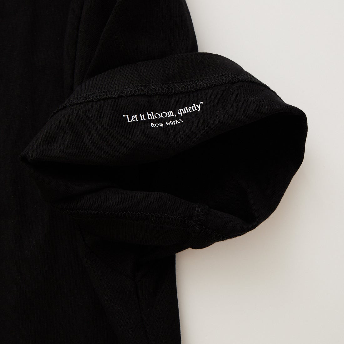 WHYTO. [ホワイト] 2WAYプリントTシャツ [WHT26HCS4015] BLACK/YELL