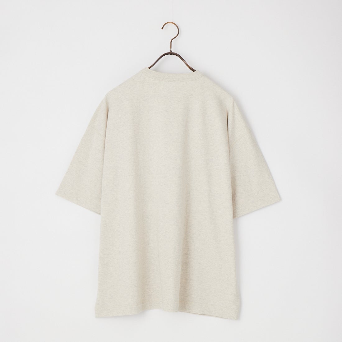 Health knit [ヘルスニット] 別注 ビックシルエット ヘンリーネックTシャツ [HR26S-M232IN-JF] OATMEAL