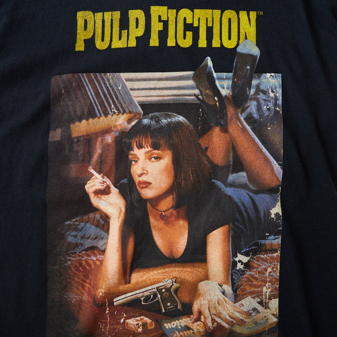 THRIFTY LOOK [スリフティールック] フォトプリントTシャツ [TL25S101] BLACK