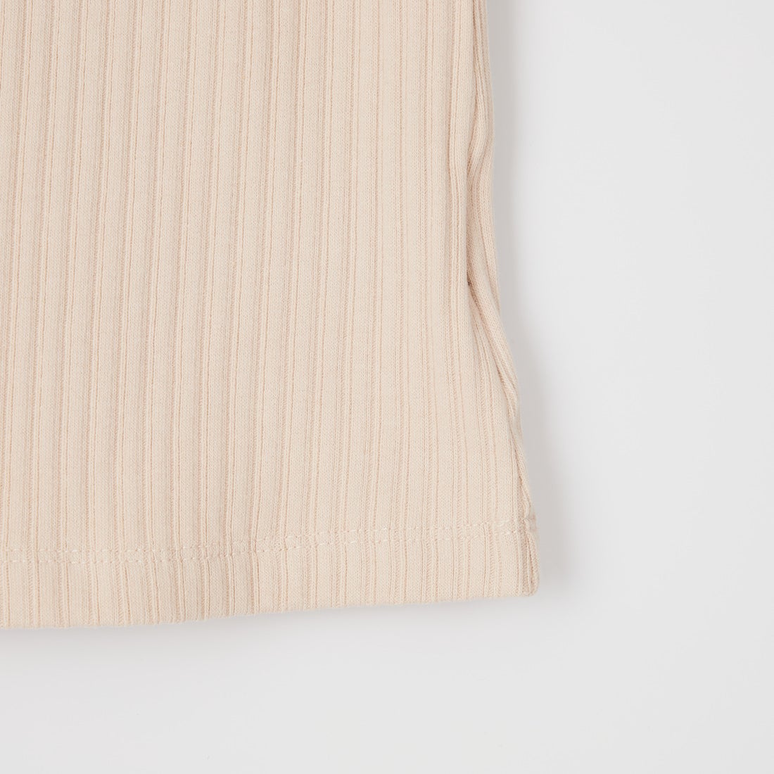 Jf Ready Made [ジェイエフレディメイド] ワイドリブワンショル風タンクトップ [763813] 10 Lﾍﾞｰｼﾞｭ