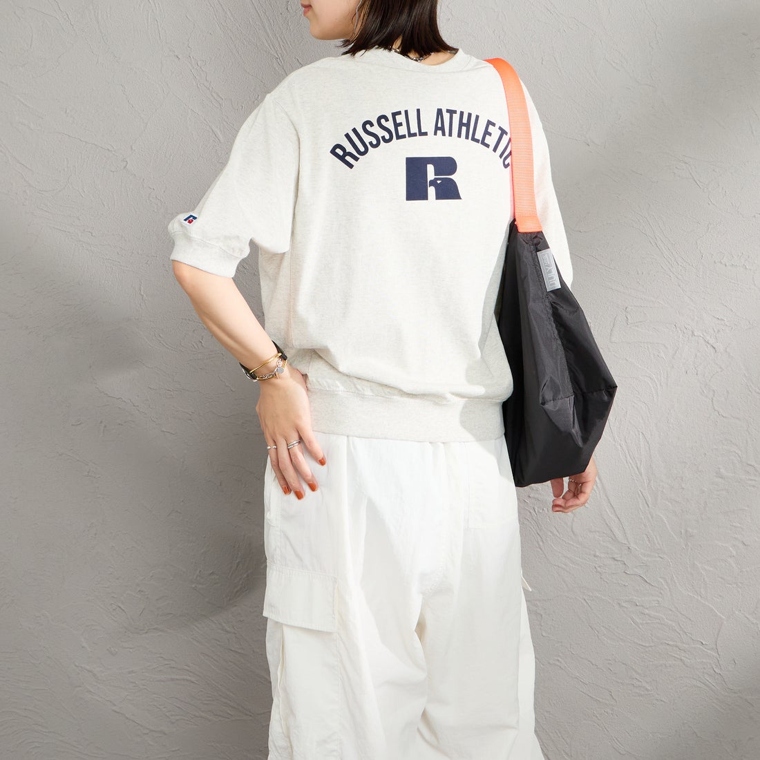 ASH&&モデル身長：160cm 着用サイズ：S&&