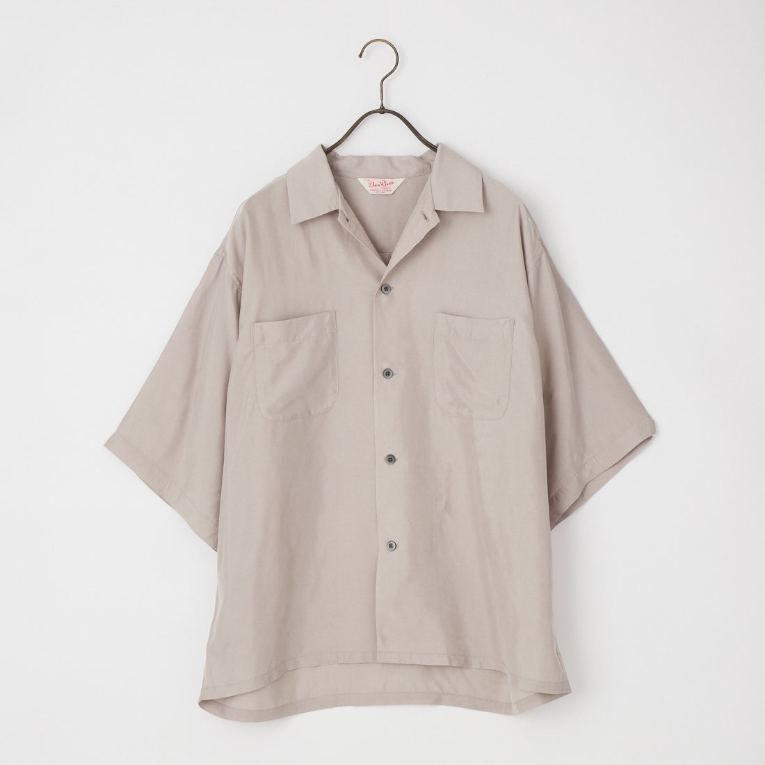 DAN RIVER [ダンリバー] 別注 ソリッドショートスリーブシャツ [DR26S001-JF] GREY