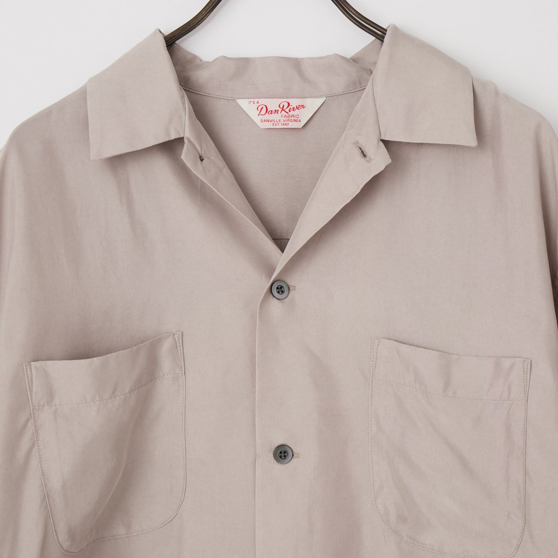 DAN RIVER [ダンリバー] 別注 ソリッドショートスリーブシャツ [DR26S001-JF] GREY