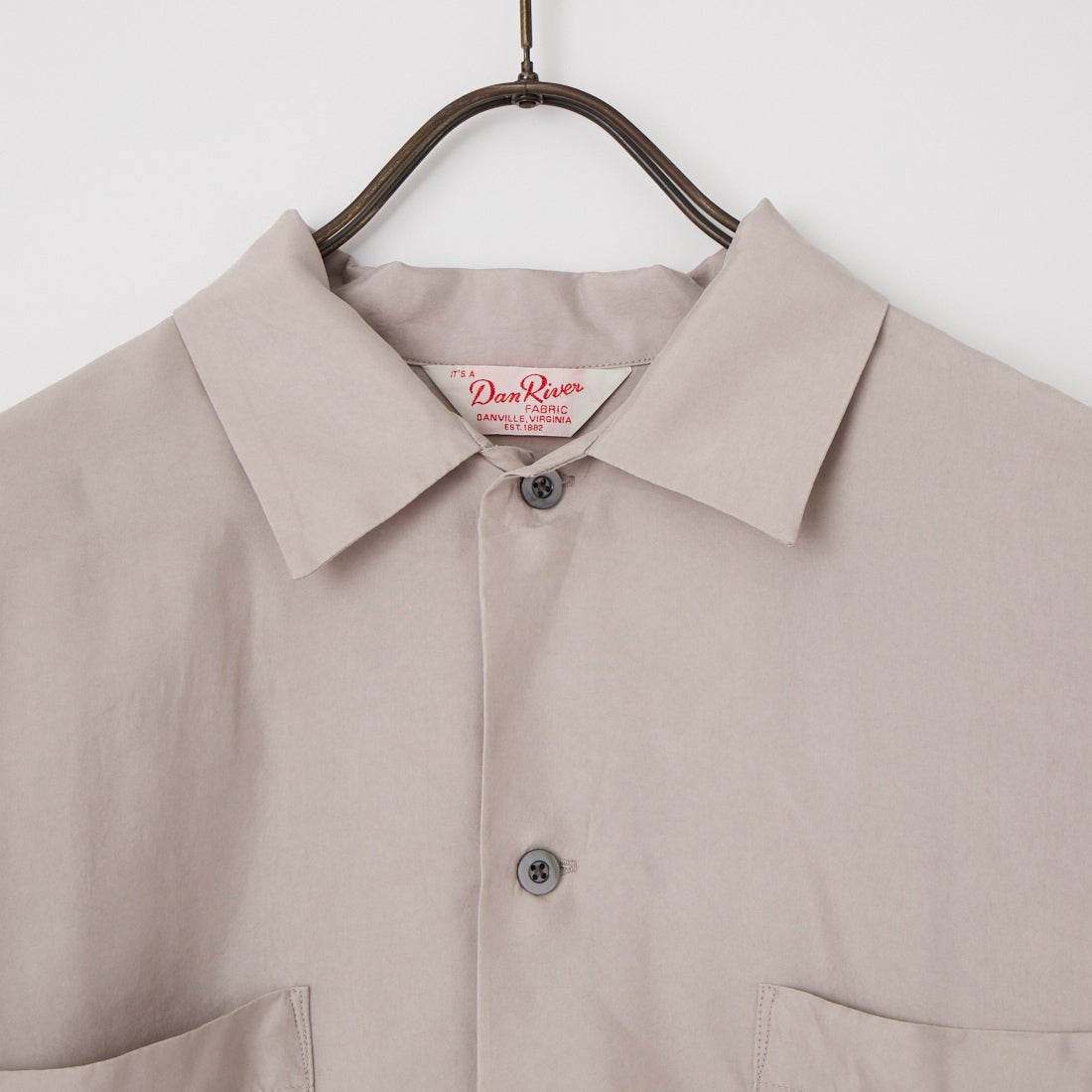 DAN RIVER [ダンリバー] 別注 ソリッドショートスリーブシャツ [DR26S001-JF] GREY