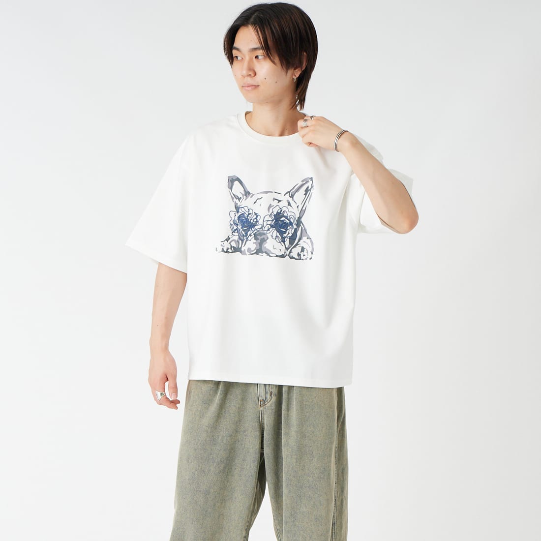 OFF ﾌﾚﾌﾞﾙ&&モデル身長：177cm 着用サイズ：L&&