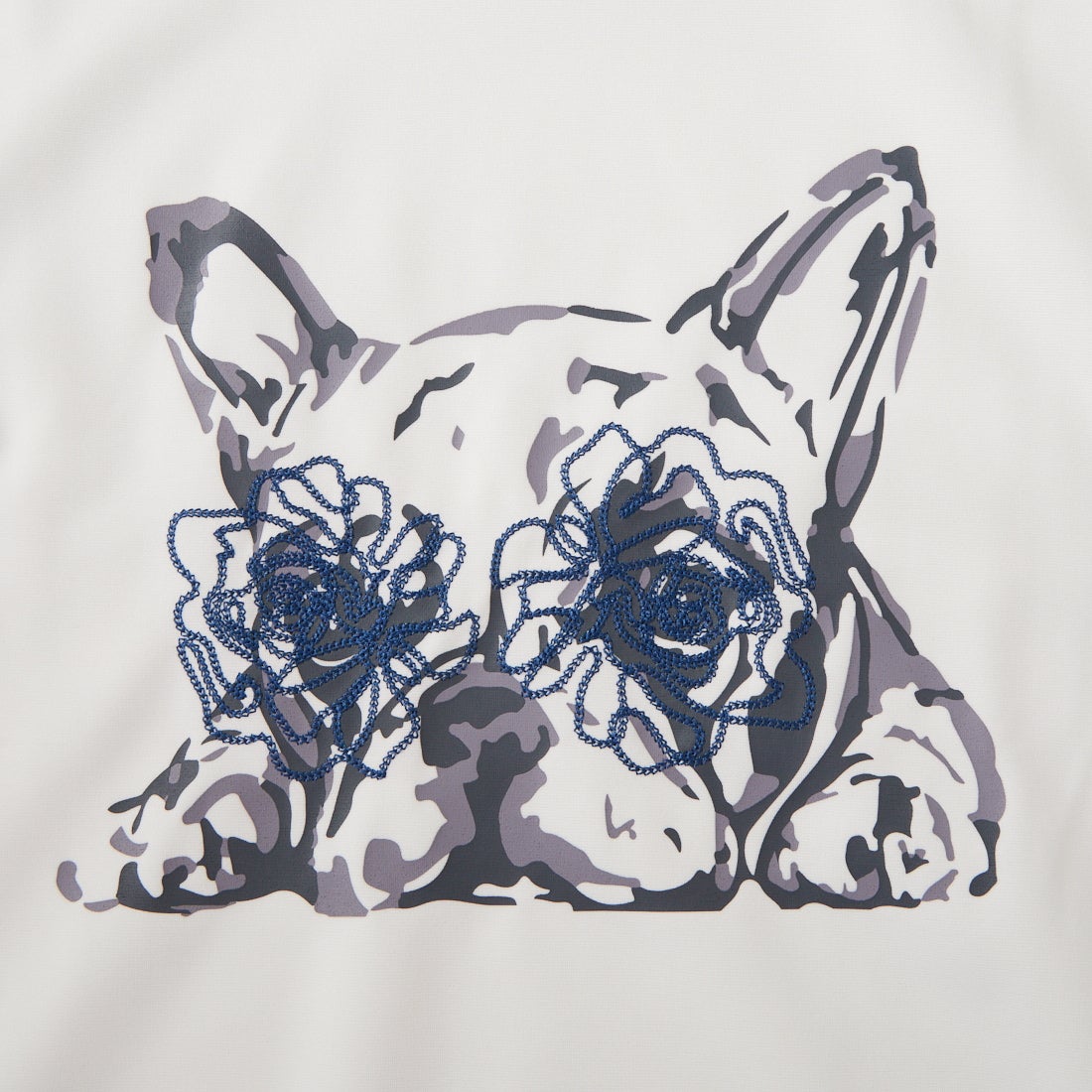 33Degrees [サーティースリーディグリーズ] ショートスリーブポンチ刺繍Tシャツ [26152JF] OFF ﾌﾚﾌﾞﾙ