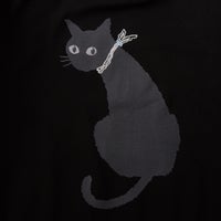 33Degrees [サーティースリーディグリーズ] ショートスリーブポンチ刺繍Tシャツ [26152JF] BLACK ﾈｺ