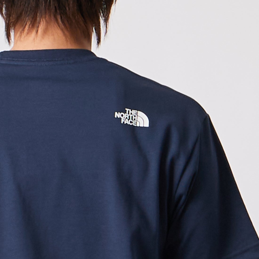 THE NORTH FACE [ザ ノースフェイス] ショートスリーブスクエアロゴポケットTシャツ [NT82541] UN &&モデル身長：177cm 着用サイズ：M&&