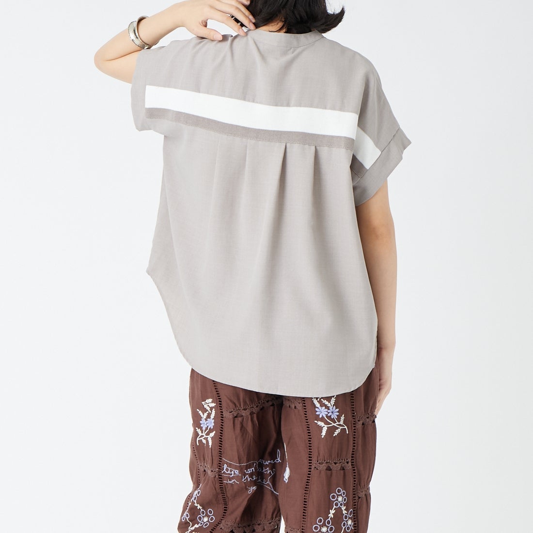 ｸﾞﾚｰ&&モデル身長：162cm 着用サイズ：F&&
