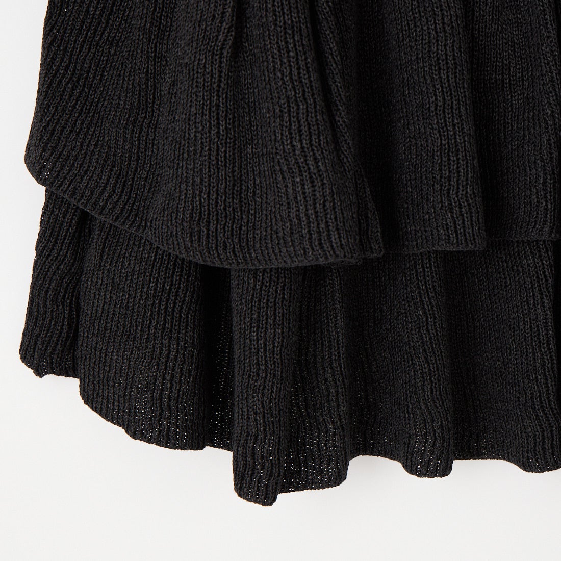 Jeans Factory Clothes [ジーンズファクトリークローズ] ペプラムニットキャミビスチェ [11268819] 004 ﾌﾞﾗｯｸ