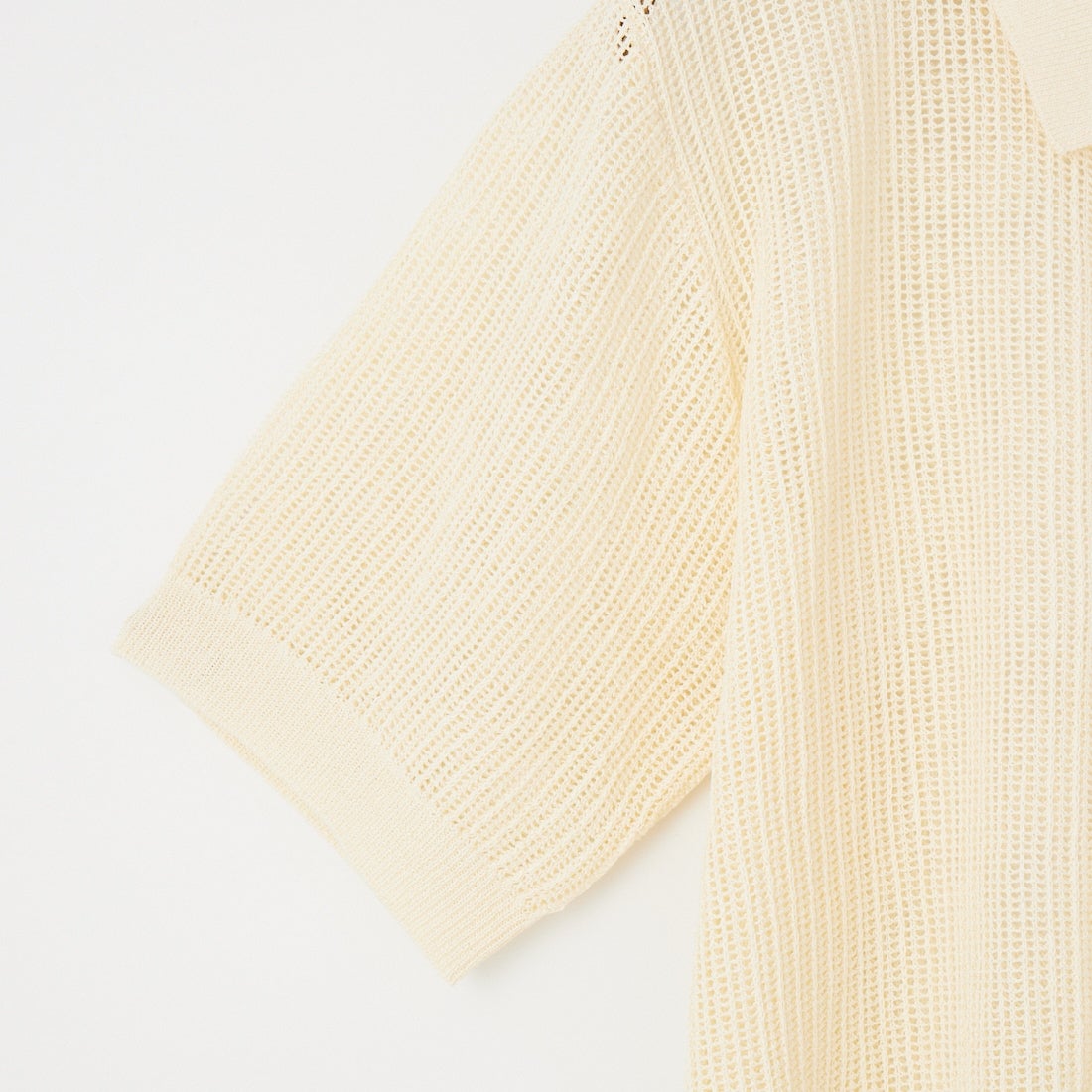 Jeans Factory Clothes [ジーンズファクトリークローズ] ニットポロカーディガン [11268820] 031 ｵﾌ