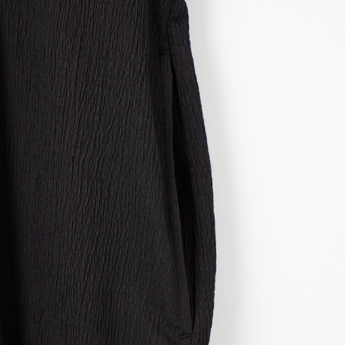 Jeans Factory Clothes [ジーンズファクトリークローズ] 楊柳ギャザーデザインオールインワン [IN1-AO-6] ﾌﾞﾗｯｸ