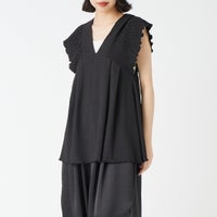 ﾌﾞﾗｯｸ&&モデル身長：162cm 着用サイズ：F&&