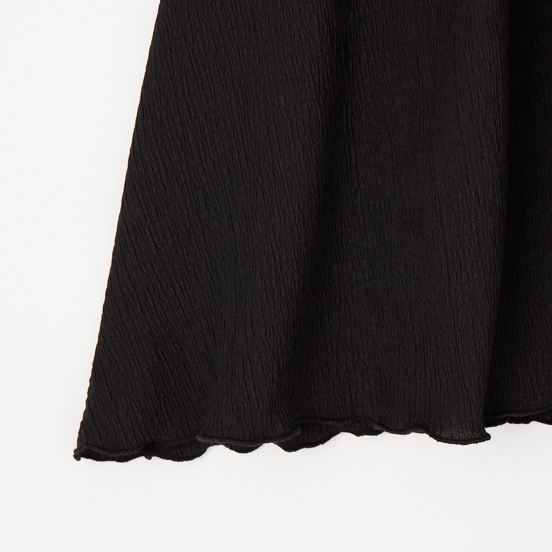 Jeans Factory Clothes [ジーンズファクトリークローズ] 楊柳ギャザーデザインブラウス [IN6-SH-6] ﾌﾞﾗｯｸ