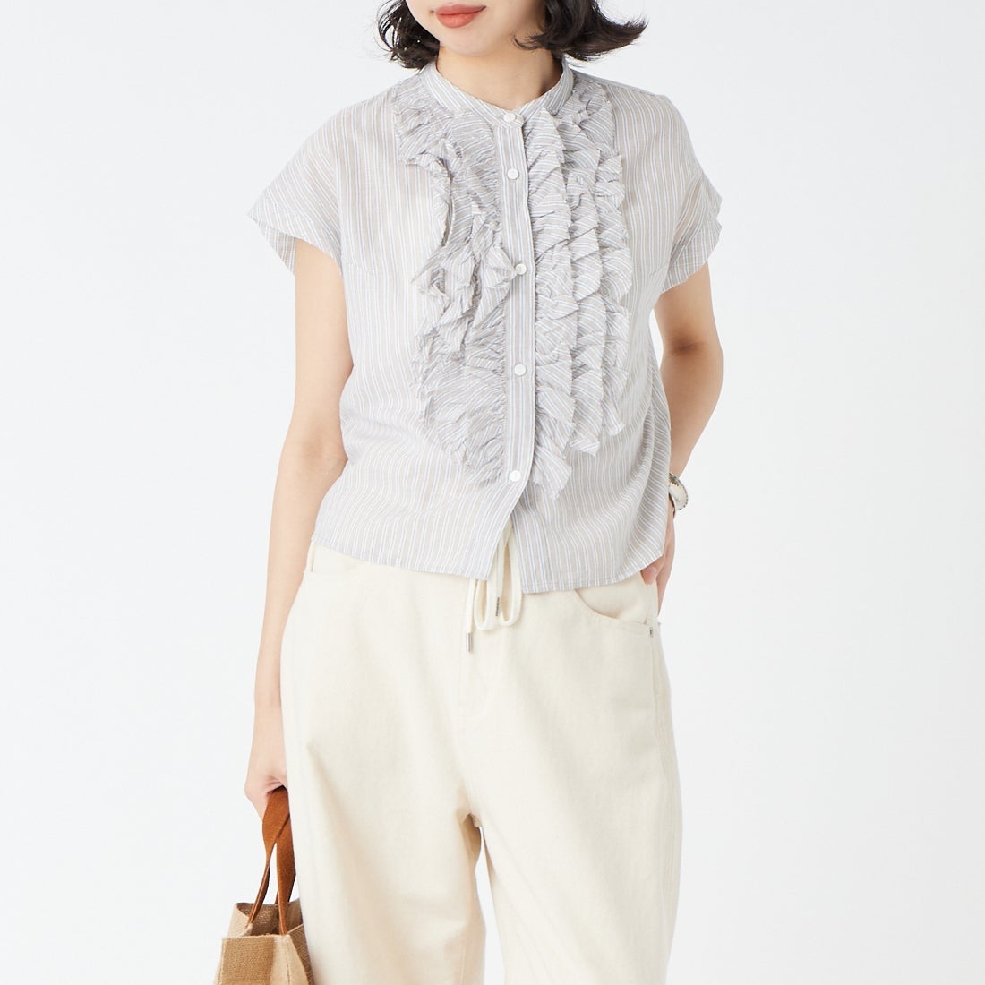 BEG ST&&モデル身長：162cm 着用サイズ：F&&