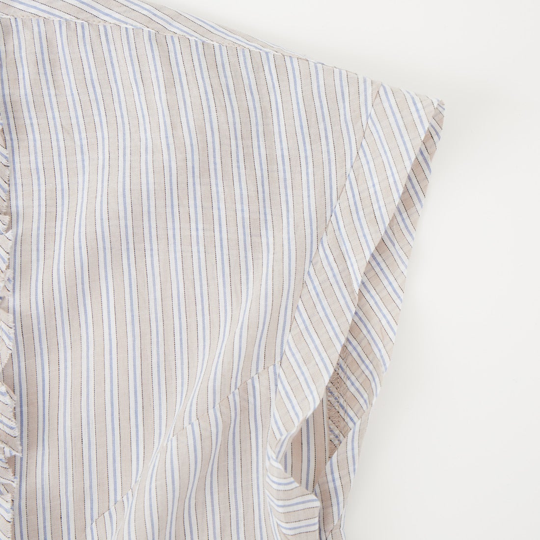 Jeans Factory Clothes [ジーンズファクトリークローズ] フリルブラウス [25619-MN] BEG ST