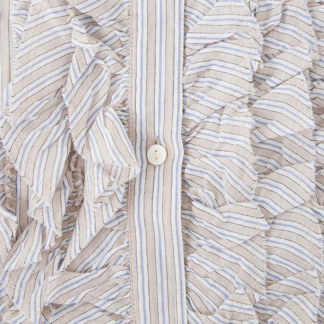 Jeans Factory Clothes [ジーンズファクトリークローズ] フリルブラウス [25619-MN] BEG ST