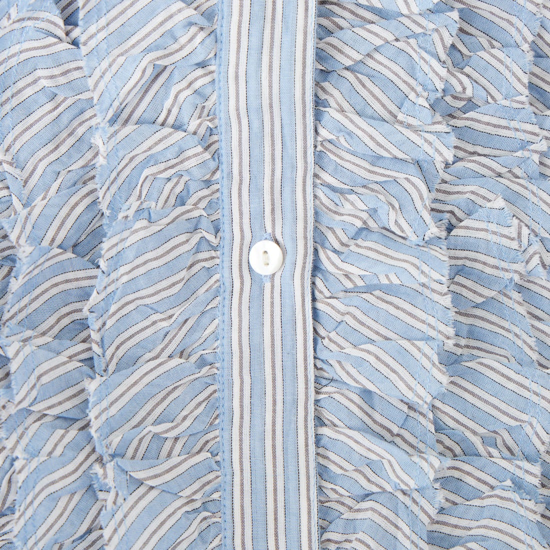 Jeans Factory Clothes [ジーンズファクトリークローズ] フリルブラウス [25619-MN] BLU ST