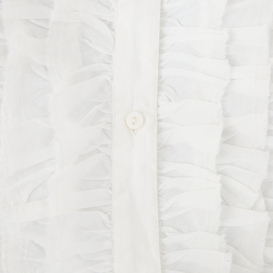 Jeans Factory Clothes [ジーンズファクトリークローズ] フリルブラウス [25619-MN] WHITE