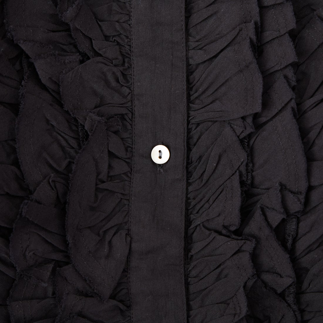 Jeans Factory Clothes [ジーンズファクトリークローズ] フリルブラウス [25619-MN] BLACK