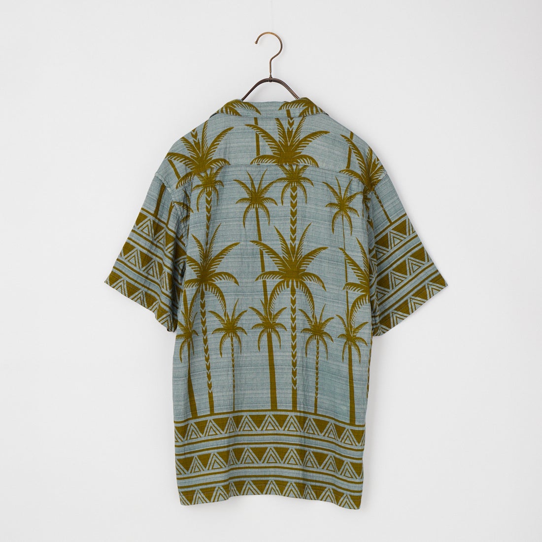 HELLO CALIF [ハローカリフ] ピグメントトロピカルシャツ [662003] GRAY