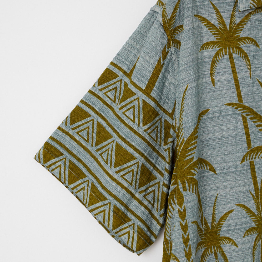 HELLO CALIF [ハローカリフ] ピグメントトロピカルシャツ [662003] GRAY